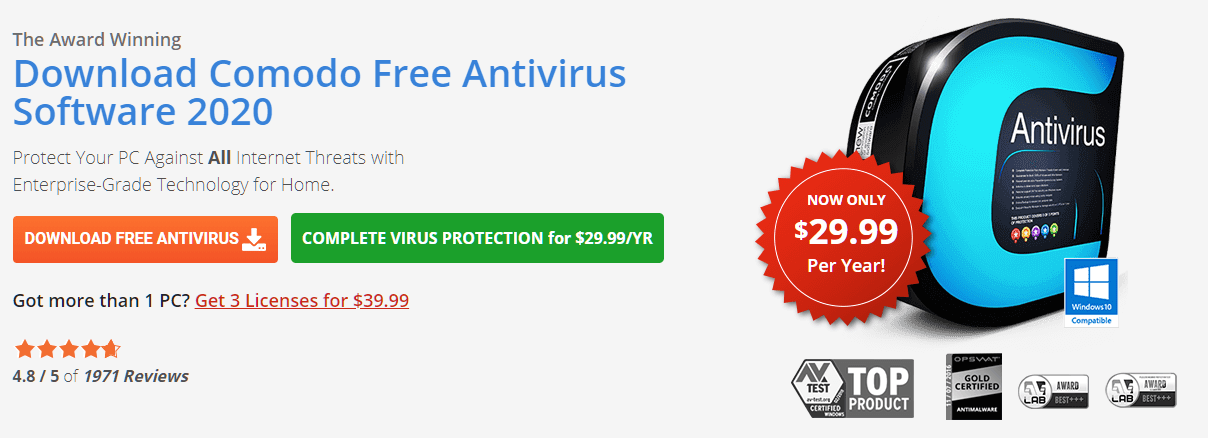 Comodo Windows Antivirus