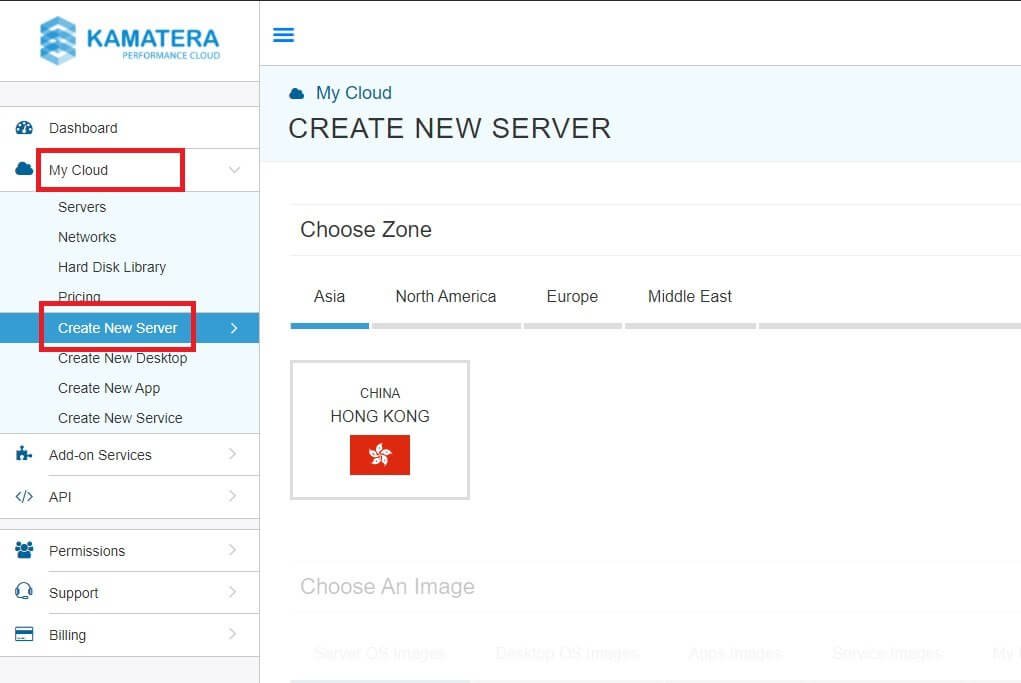 Kamatera Cloud Server